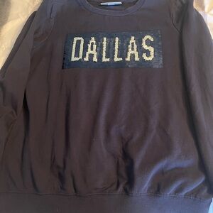 Women's Navy Blue Crewneck Sweater